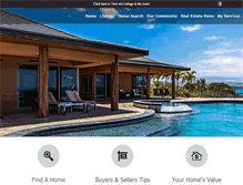 Tablet Screenshot of bigislandrealestatesales.com